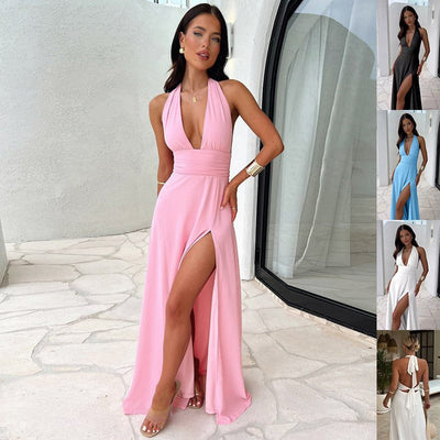 robe longue fendue chic