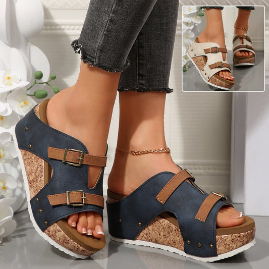 Sandales Compensées d'été Pour Femme